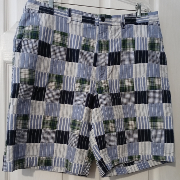 ⛵Tommy Hilfiger Quilted Patchwork Shorts🎋 🆕 A Nice Gift Giving Shorts. - Picture 7 of 13